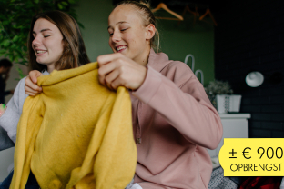 Besparen door kleding te hergebruiken