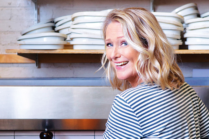 Antoinette maakt penne met pompoen